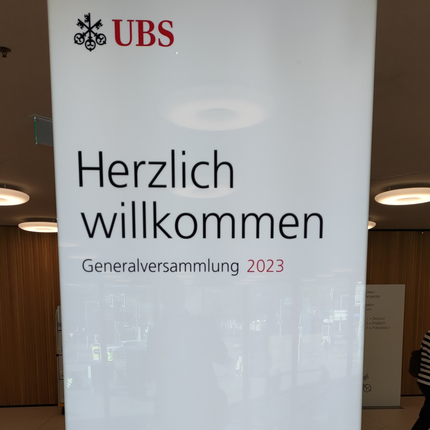 Generalversammlung der UBS